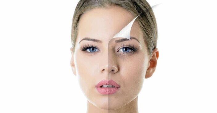 подмладяване на кожата на лицето при жените